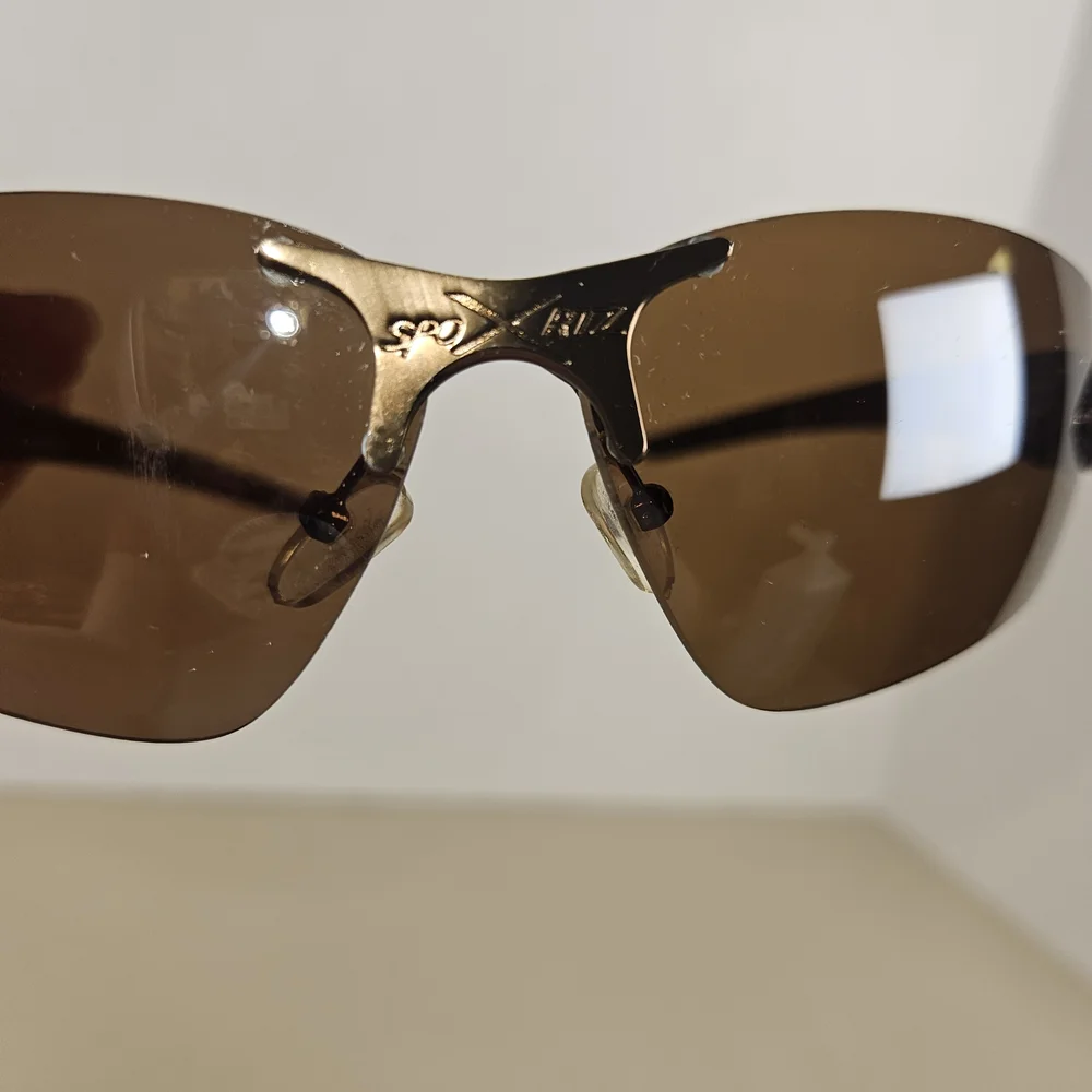 Brown Rimless Men's Sunglasses